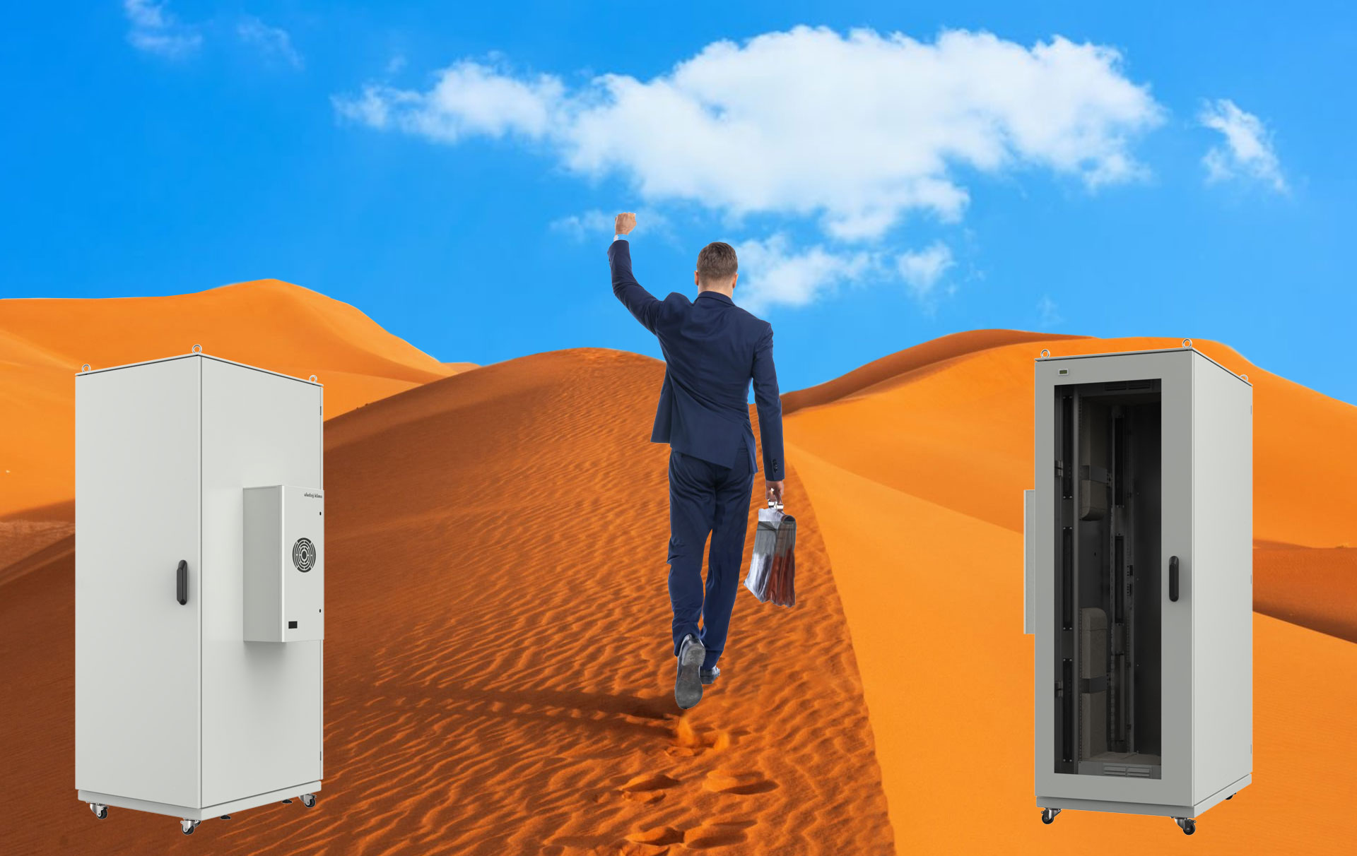 Vidéo Micro Data Center – Baie serveur climatisée